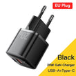 Essager 20W GaN USB Type C Charger PD Fast Charge Phone QC 3.0 Quick Chargers For iPhone 14 13 12 11 Pro Max Mini iPad Charging - Jewelrieshub - - jewelrieshub.com - Jewelrieshub - 