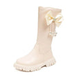 Girl Boots Long Sleeved Princess Boots Fashion Childrens Boots High Sleeved Boot Autumn Winter New Girl Soft Soled Leather Boot - Jewelrieshub - - jewelrieshub.com - Jewelrieshub - 