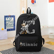 Minnie Mouse Disney Girls Boys Cartoon Backpack Anime Knapsack Breathable Student Schoolbag Wear Resistant Canvas Bag Kids Gifts - Jewelrieshub - - jewelrieshub.com - Jewelrieshub - 