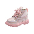 Kids Platform Ankle Boots New Glossy School Boots for Girls Fashion Spring Autumn Children Causal Short Leather Boots Soft Soled - Jewelrieshub - - jewelrieshub.com - Jewelrieshub - 