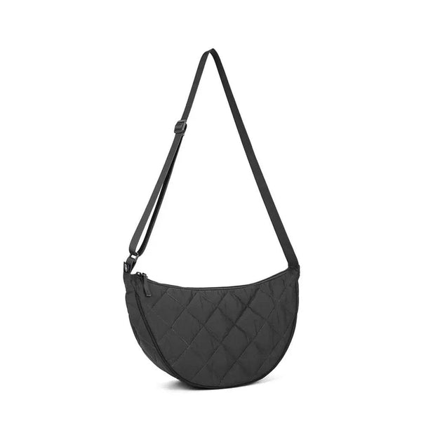 Autumn and Winter Diamond Lattice Single Shoulder Crossbody Bag Fashion Quilted Handbag Portable Nylon Plaid Commuter Travel Bag - Jewelrieshub - - jewelrieshub.com - Jewelrieshub - 