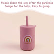 TYRY.HU 1Pc Baby Feeding Straw Cup Baby Cartoon Learning Feeding Cup Food Grade Silicone Toddler Water Bottle Tableware BPA Free - Jewelrieshub - - jewelrieshub.com - Jewelrieshub - 