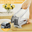 French Fry Cutter Stainless Steel Potato Chipper Blades Manual Food Slicer Dicer Multifunction Vegetable Fruit Onion Chipper - Jewelrieshub - - jewelrieshub.com - Jewelrieshub - 