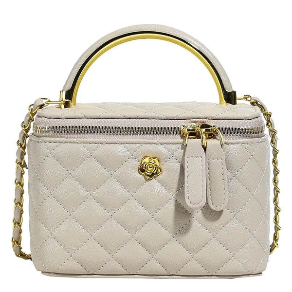 2025 New Women's Large Capacity Diamond Grid Single Shoulder Diagonal Cross Hand-held Small Square Bag, Famous Luxury Designer - Jewelrieshub - - jewelrieshub.com - Jewelrieshub - 