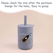 TYRY.HU 1Pc Baby Feeding Straw Cup Baby Cartoon Learning Feeding Cup Food Grade Silicone Toddler Water Bottle Tableware BPA Free - Jewelrieshub - - jewelrieshub.com - Jewelrieshub - 