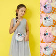 Children's Cross-Body Bag Plush Unicorn Cartoon Coin Purse Cute Girl Flower Cross-Body Bag Portable Hundred Shoulder Bag - Jewelrieshub - - jewelrieshub.com - Jewelrieshub - 