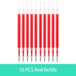 Retractable Gel Pen Set 0.5mm Black/Red/Blue Large Capacity Ball Point Pen Handle Replaceable Refills Rod School Office Supplies - Jewelrieshub - - jewelrieshub.com - Jewelrieshub - 
