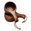 Y1UB 210ML Finland Kuksa Portable Coffee Mugs Handmade Milk Cup With Handgrip Breakfast Drinking Kitchen Drinkware - Jewelrieshub - - jewelrieshub.com - Jewelrieshub - 