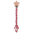 Baby Beech Wood Pacifier Clip Handmade Crochet Cotton Rope Nipple Chain For Baby Nursing Chew Toy Shower Gift Soother Chain - Jewelrieshub - - jewelrieshub.com - Jewelrieshub - 