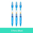 Retractable Gel Pen Set 0.5mm Black/Red/Blue Large Capacity Ball Point Pen Handle Replaceable Refills Rod School Office Supplies - Jewelrieshub - - jewelrieshub.com - Jewelrieshub - 