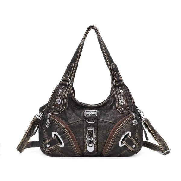 Angelkiss Women Handbags Leopard Bag Top-handle Handbag Fashion Satchel Dumpling Pack Shoulder Bag Tote Bag Hobos Large Purse - Jewelrieshub - - jewelrieshub.com - Jewelrieshub - 