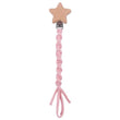Baby Beech Wood Pacifier Clip Handmade Crochet Cotton Rope Nipple Chain For Baby Nursing Chew Toy Shower Gift Soother Chain - Jewelrieshub - - jewelrieshub.com - Jewelrieshub - 