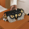 Cute Owl Bags for Women 2024 New Luxury Designer Handbag Fashion Tassel Crossbody Bag Leather Animal Print Shoulder Bag Woman - Jewelrieshub - - jewelrieshub.com - Jewelrieshub - 