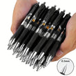 15pcs High-capacity Retractable Gel Pens Black Blue Ink 0.5mm Ballpoint Replaceable Refills Office School Supplies Stationery - Jewelrieshub - - jewelrieshub.com - Jewelrieshub - 