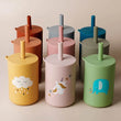 Baby Feeding Drinkware Straw Cup Baby Cartoon Learning Feeding Cup Food Grade Silicone Toddler Water Bottle Tableware BPA Free - Jewelrieshub - - jewelrieshub.com - Jewelrieshub - 