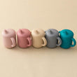 1PCS Two Lids Baby Silicone Straw Cup BPA Free Portable Storage Snack Container Feeding Cup Kids Learning Drink Cup Baby Stuff - Jewelrieshub - - jewelrieshub.com - Jewelrieshub - 