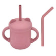 Baby Silicone Sippy Cup Portable Storage Snack Container Feeding Children Rainbow Printing Leakproof Learning Drink Cup Bpa Free - Jewelrieshub - - jewelrieshub.com - Jewelrieshub - 