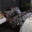 Luxury Black Bedding Comforter Set with Pillow Case SIngle Full Size Bed Linen Duvet Cover Set Queen/King Double Single Bed - Jewelrieshub - - jewelrieshub.com - Jewelrieshub - 
