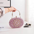 Gold Round Bag Luxury Brand Rhinestone Clutch Bags for Women 2024 Crystals Party Purses Diamond Designer Crossbody Handbags - Jewelrieshub - - jewelrieshub.com - Jewelrieshub - 