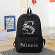 Minnie Mouse Disney Girls Boys Cartoon Backpack Anime Knapsack Breathable Student Schoolbag Wear Resistant Canvas Bag Kids Gifts - Jewelrieshub - - jewelrieshub.com - Jewelrieshub - 