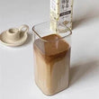 1Pcs Square Heat Resistant Coffee Glass Cup With Lid and Straw Transparent Milk Tea Juice Cups Coffee Mug For Home Bar Drinkware - Jewelrieshub - - jewelrieshub.com - Jewelrieshub - 