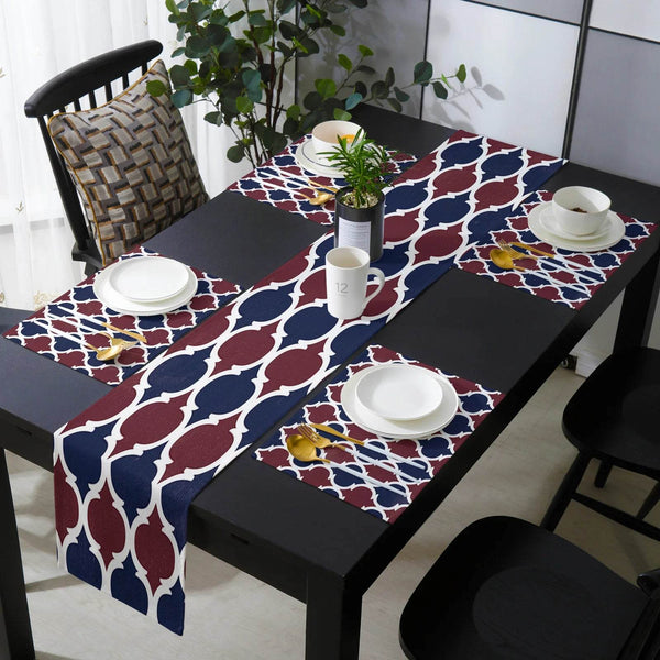 Morocco Geometry Table Runner Luxury Wedding Decoration cloth Dining Decor Placemats Coffee - Jewelrieshub - - jewelrieshub.com - Jewelrieshub - 