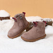 Baby Boys Girls Plush Warm Winter Outdoor Snow Boots Zipper Martin Non-slip First Walkers Shoes - Jewelrieshub - - jewelrieshub.com - Jewelrieshub - 