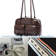 JIAERDI Retro White Bowling Bag Purse Women Hot Girls Leather Pocket Chic Casual Handbag Female Vintage Shoulder Bags Aesthetic - Jewelrieshub - - jewelrieshub.com - Jewelrieshub - 