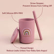 TYRY.HU 1Pc Baby Feeding Straw Cup Baby Cartoon Learning Feeding Cup Food Grade Silicone Toddler Water Bottle Tableware BPA Free - Jewelrieshub - - jewelrieshub.com - Jewelrieshub - 