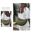 Autumn and Winter Diamond Lattice Single Shoulder Crossbody Bag Fashion Quilted Handbag Portable Nylon Plaid Commuter Travel Bag - Jewelrieshub - - jewelrieshub.com - Jewelrieshub - 
