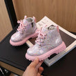 Kids Platform Ankle Boots New Glossy School Boots for Girls Fashion Spring Autumn Children Causal Short Leather Boots Soft Soled - Jewelrieshub - - jewelrieshub.com - Jewelrieshub - 