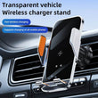 New Wireless Car Phone Holder with Charger 15W Wireless Phone Charging Mobile Holder for Car for iPhone Huawei Samsung Xiaomi - Jewelrieshub - - jewelrieshub.com - Jewelrieshub - 