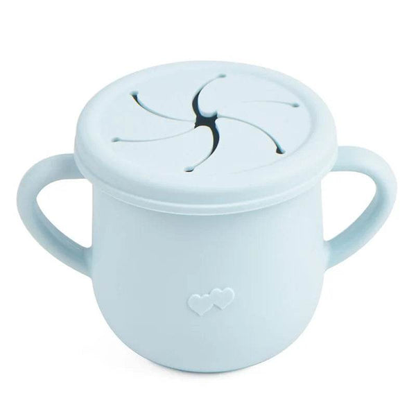 Baby Silicone Double Lids Feeding Cup With Handle Sippy BPA Free Toddlers Learning Drinkware Children Soft Straw Cups Tableware - Jewelrieshub - - jewelrieshub.com - Jewelrieshub - 