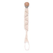 Baby Beech Wood Pacifier Clip Handmade Crochet Cotton Rope Nipple Chain For Baby Nursing Chew Toy Shower Gift Soother Chain - Jewelrieshub - - jewelrieshub.com - Jewelrieshub - 