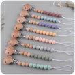 Baby Anti-drop Chain Pacifier Clips Silicone Beads Infant Nipple Appease Soother Chain Clips Dummy Holder Nipple Clip - Jewelrieshub - - jewelrieshub.com - Jewelrieshub - 