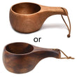 Y1UB 210ML Finland Kuksa Portable Coffee Mugs Handmade Milk Cup With Handgrip Breakfast Drinking Kitchen Drinkware - Jewelrieshub - - jewelrieshub.com - Jewelrieshub - 