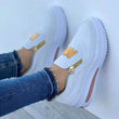Women Autumn Sneakers Casual Double M Printed Side Zipper Platform Shoes Ladies Vulcanized Shoes Zapatillas De Mujer Women Shoes - Jewelrieshub - - jewelrieshub.com - Jewelrieshub - 