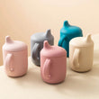 1PCS Baby Feeding Silicone Cups For Infants And Young Children Portable Learning Hand Shank Drinking Water Cups Baby Stuff - Jewelrieshub - - jewelrieshub.com - Jewelrieshub - 