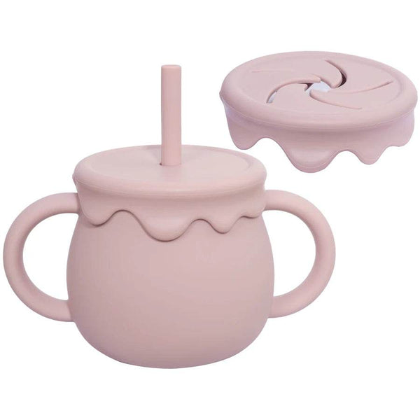 Baby Feeding Cups Portable Drinkware Sippy Cup Solid Food Container Snack Cup Toddlers Learning Cups Newborn supplies - Jewelrieshub - - jewelrieshub.com - Jewelrieshub - 
