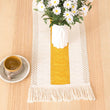Cotton And Linen Table Runner For Wedding Decoration Festivals Easter Decoration 2024 Mariage chemin de table - Jewelrieshub - - jewelrieshub.com - Jewelrieshub - 
