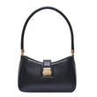 LEFTSIDE Shoulder Bags For Women Solid Color PU Leather 2025 Trend Lock Handbags Small Purse Hand Lady Designer Zipper Clutch - Jewelrieshub - - jewelrieshub.com - Jewelrieshub - 