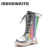 Autumn and Winter 2023 New Children's Fashion Mid-calf Boots Soft Sole British Style Cool Colorful Narrow Band Versatile Shoes - Jewelrieshub - - jewelrieshub.com - Jewelrieshub - 