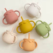 Baby Feeding Cups Portable Drinkware Sippy Cup Solid Food Container Snack Cup Toddlers Learning Cups Newborn supplies - Jewelrieshub - - jewelrieshub.com - Jewelrieshub - 