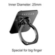 DEAHAN 304 Stainless steel finge ring cell phone holder stand 360 Adjustable hook Ring finger Kickstand For smartphone Bracket - Jewelrieshub - - jewelrieshub.com - Jewelrieshub - 