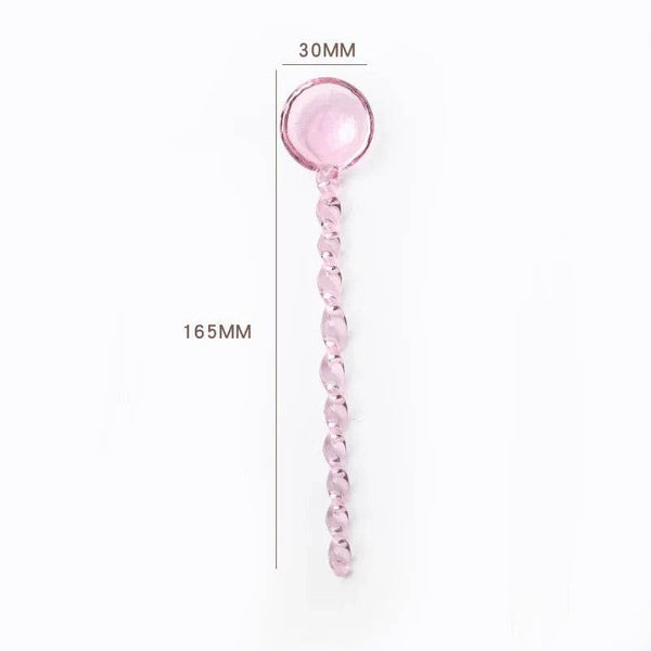 Glass Coffee Scoops with Long Handle Colorful and Cute Teaspoon Kitchen Accessories Coffeeware - Jewelrieshub - - jewelrieshub.com - Jewelrieshub - 