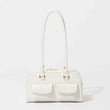 JIAERDI Retro White Bowling Bag Purse Women Hot Girls Leather Pocket Chic Casual Handbag Female Vintage Shoulder Bags Aesthetic - Jewelrieshub - - jewelrieshub.com - Jewelrieshub - 