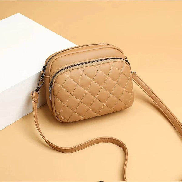 Diamond Lattice Women's Shoulder Bag Leather Female Crossbody Bags Luxury Handbags Organizer and Purses Shopping Cell Phone Bag - Jewelrieshub - - jewelrieshub.com - Jewelrieshub - 