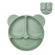 Baby Safe Silicone Dining Plate Suction Cartoon Children Dishes Feeding Toddler Training Tableware Retro Kids Smile Face Bowl - Jewelrieshub - - jewelrieshub.com - Jewelrieshub - 