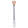 Baby Beech Wood Pacifier Clip Handmade Crochet Cotton Rope Nipple Chain For Baby Nursing Chew Toy Shower Gift Soother Chain - Jewelrieshub - - jewelrieshub.com - Jewelrieshub - 
