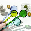Glass Coffee Scoops with Long Handle Colorful and Cute Teaspoon Kitchen Accessories Coffeeware - Jewelrieshub - - jewelrieshub.com - Jewelrieshub - 